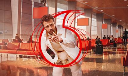 Vodafone yurt dışı paketleri 
denemeniz için şimdi ücretsiz!