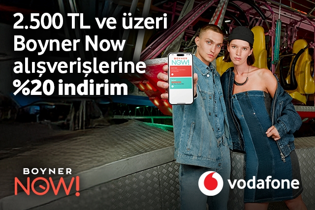Boyner NOW’da %20 indirim