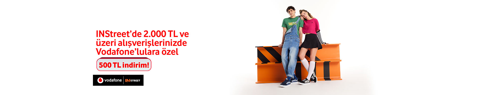 Instreet’te 2.000 TL ve üzerine 500 TL indirim