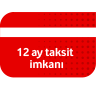 12 ay taksit ile kolay ödeme