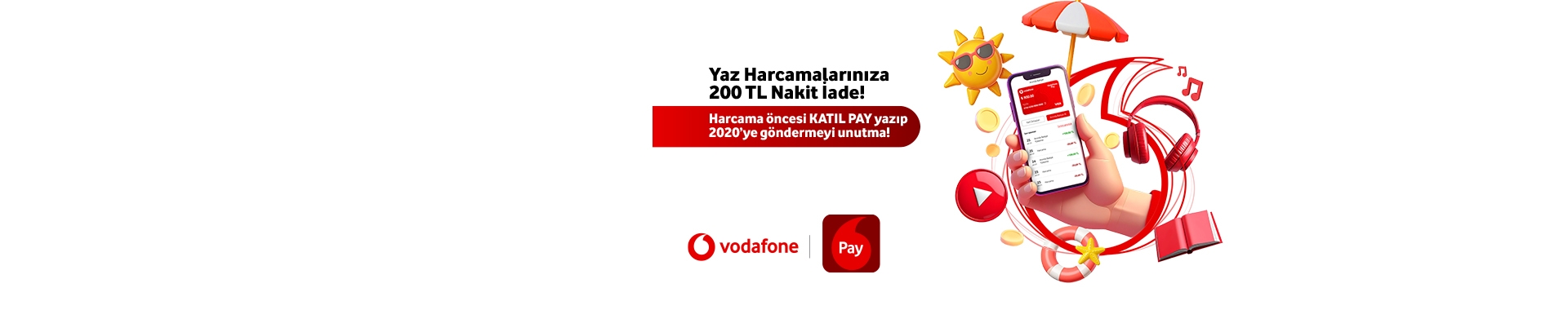 Mobil Ödeme & Vodafone Pay Ortak Yaz Kampanyası