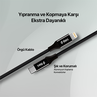 ttec 150cm USB-A Lightning Kablo