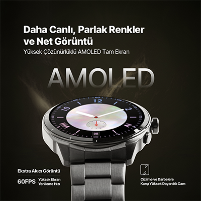 ttec Tempus 45mm AMOLED Akilli Saat