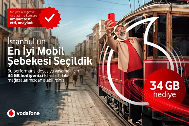 İstanbul müşterilerine özel 34 GB internet hediye!