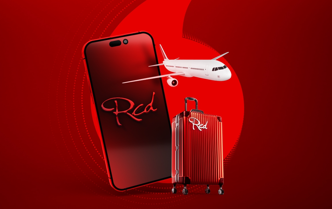 Vodafone Red'in yurt dışı paketlerini ücretsiz deneyin!