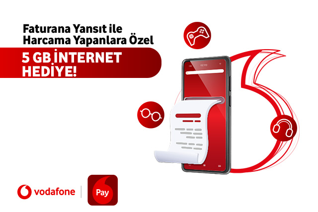 Faturana Yansıt ile Harcama Yapan Faturasız Hatlara Özel 5 GB İnternet Hediye!