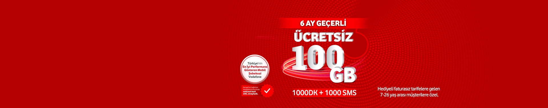 Vodafone Hediyeli Faturasız Kampanyası