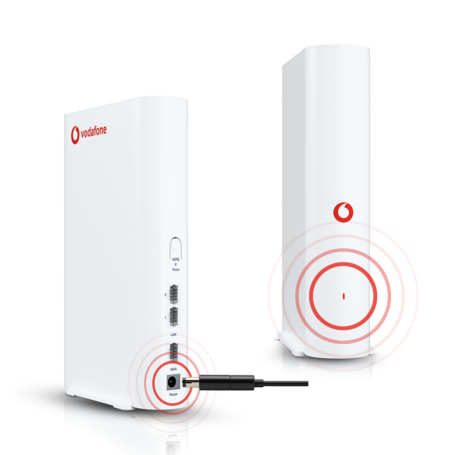 
Wi-Fi Ekstra, modemin yanına yerleştirilip adapt&ouml;r&uuml;n&uuml;n fişi prize takılır.
Adapt&ouml;r&uuml;n diğer ucu, Wi-Fi Extra&rsquo;nın arkasında yer alan g&uuml;&ccedil; kaynağı soketine (POWER) takılır. Cihazın led ışığının sabit kırmızı rengini almasıyla cihaz başlatılmış olur.
