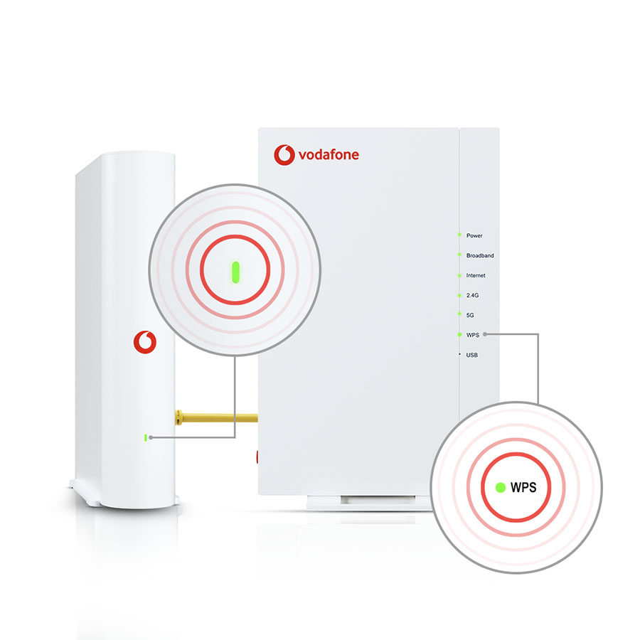 
Kırmızı ışığın, yanıp s&ouml;nen bir yeşil ışığa d&ouml;nd&uuml;ğ&uuml; g&ouml;r&uuml;l&uuml;r. Eş zamanlı olarak modemdeki WPS led ışığı da yeşil renk alır. Bu durum cihazların birbiri ile eşleşmeye &ccedil;alıştığını g&ouml;stermektedir.
