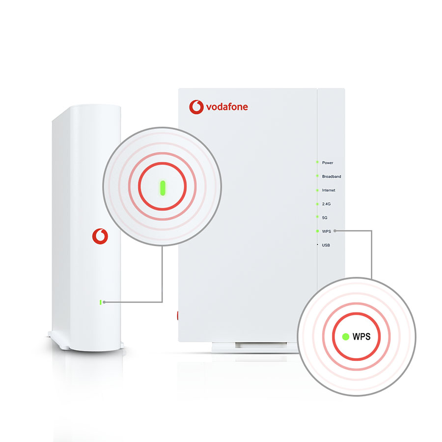 
Kırmızı ışığın, yanıp s&ouml;nen bir yeşil ışığa d&ouml;nd&uuml;ğ&uuml; g&ouml;r&uuml;l&uuml;r. Eş zamanlı olarak modemdeki WPS led ışığı da yeşil renk alır. Bu durum cihazların birbiri ile eşleşmeye &ccedil;alıştığını g&ouml;stermektedir.
