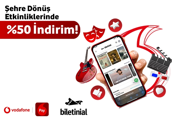 Şehre Dönüş Etkinliklerinde %50 İndirim!