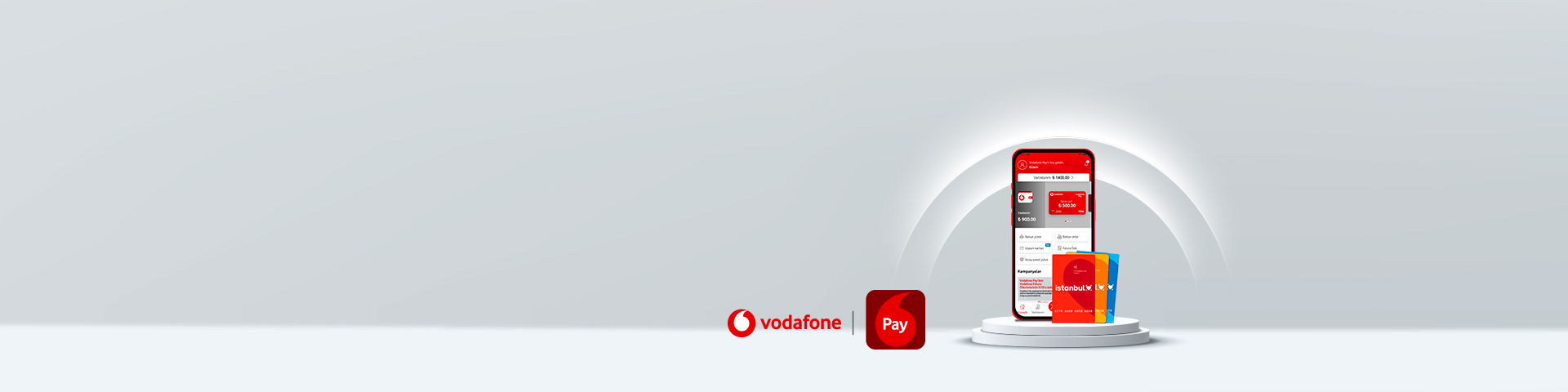 İstanbulkart’ına Vodafone Pay ile Bakiye Yükle 100 TL Nakit İade Kazan