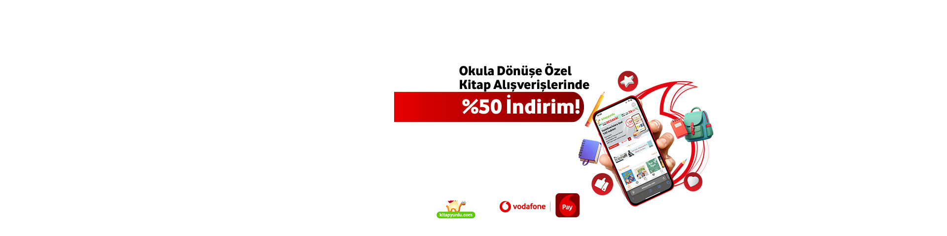 Okula Dönüşe Özel Kitapyurdu’nda %50 İndirim!