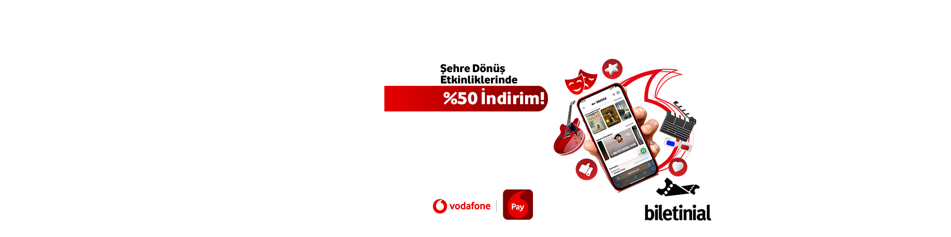 Şehre Dönüş Etkinliklerinde %50 İndirim!