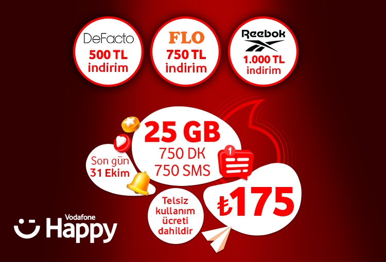 Faturasıza Özel Happy Marka İndirimleri