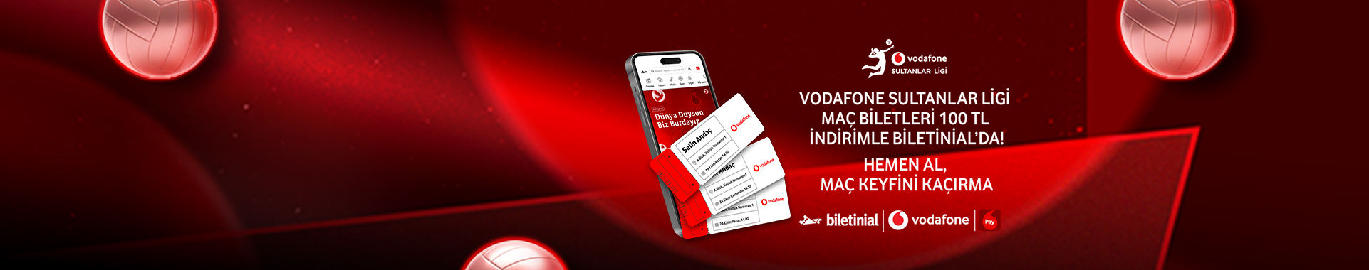Mobil Ödeme Biletinial Voleybol Kampanyası Mobil Ödeme Biletinial Voleybol Kampanyası