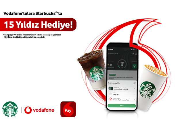 Starbucks’ta kahve keyfin Vodafone’la 100 TL indirimli!