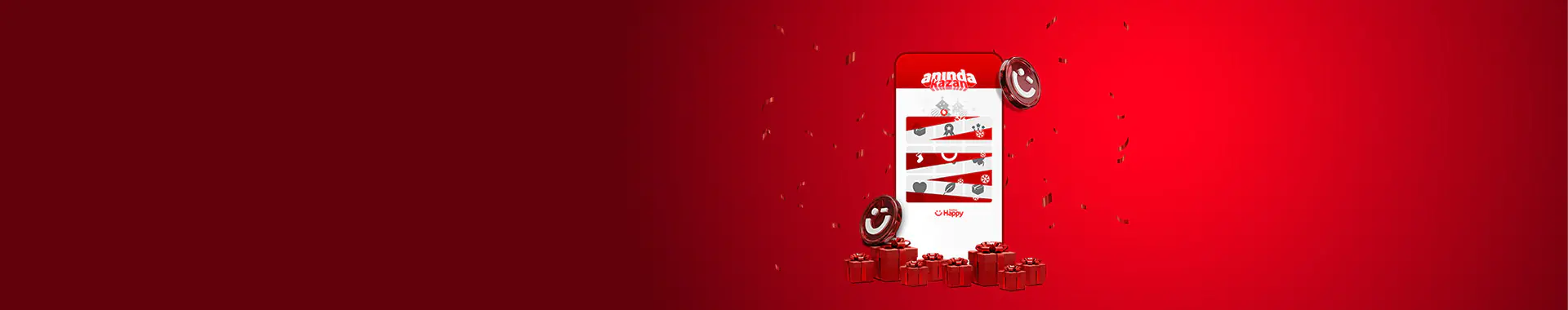 Yeni Yıla Özel Happy‘de Sürpriz Hediye Kazandıran Kampanya! Yeni Yıla Özel Happy‘de Sürpriz Hediye Kazandıran Kampanya!