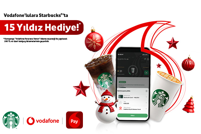Vodafone’lulara Starbucks’ta 1 Kahve Hediye
