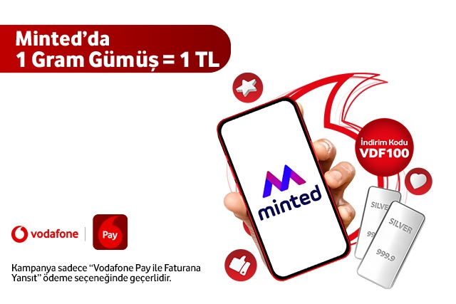 Minted’ta 1 gr Gümüş Bizden!