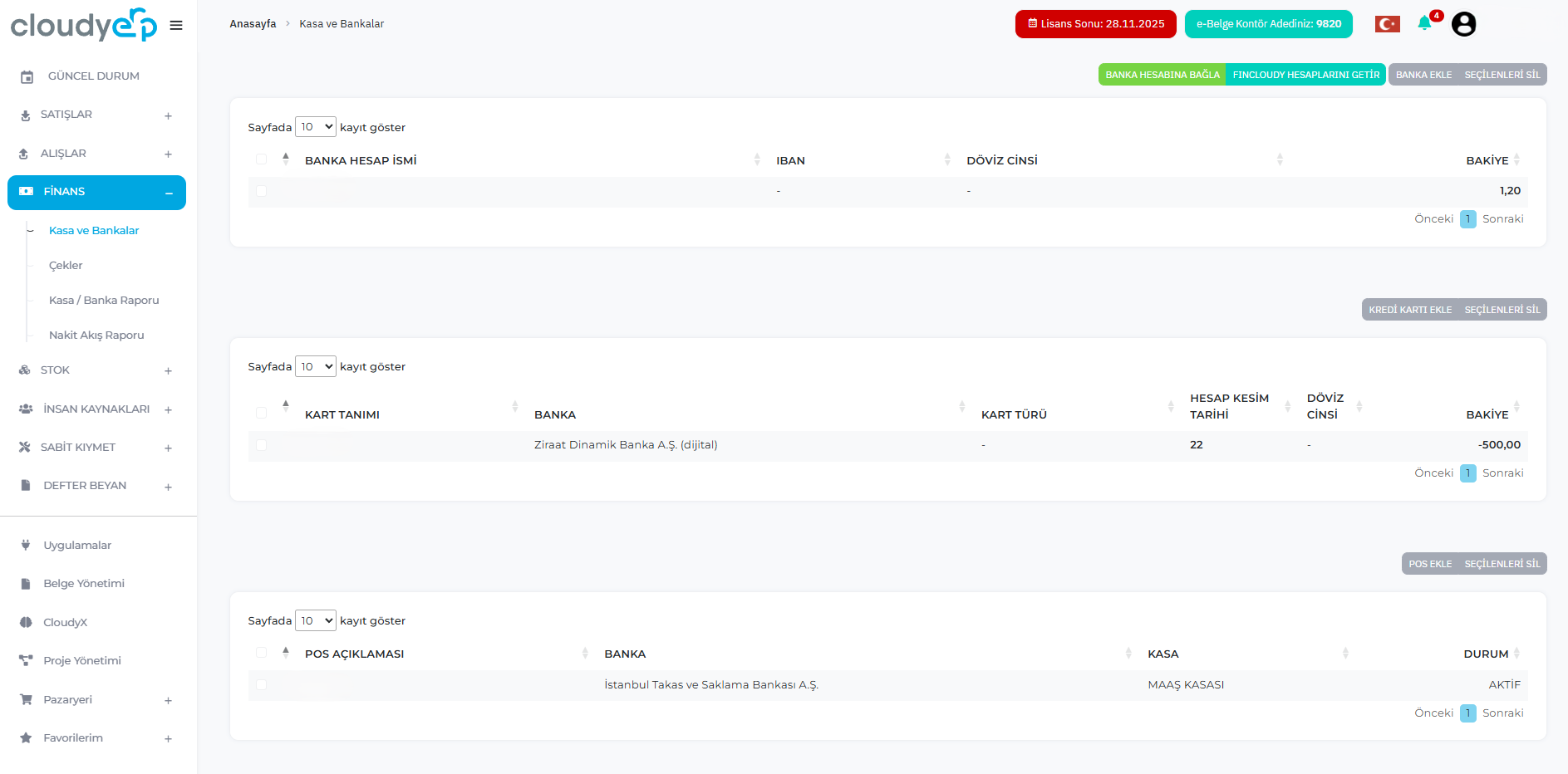 Muhasebe işlerinizi sistematikleştirebilirsiniz.
