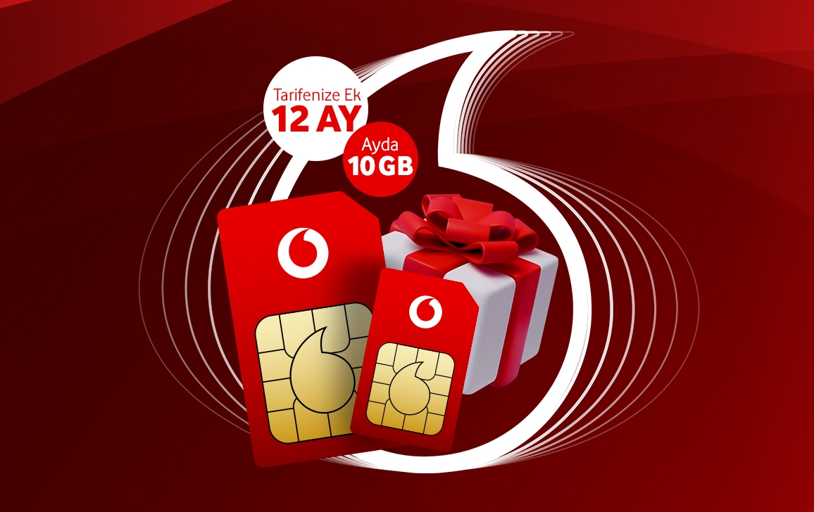 Şimdi yeni hat almanın tam zamanı! 12 ay boyunca ayda 10 GB hediye!