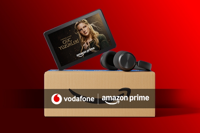 3 ay Amazon Prime Üyeliği Vodafone'dan