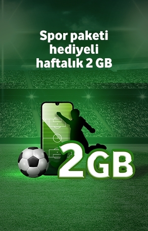 Spor Paketi Hediyeli 2 GB