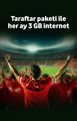 Taraftar Paketi Hediyeli 3 GB