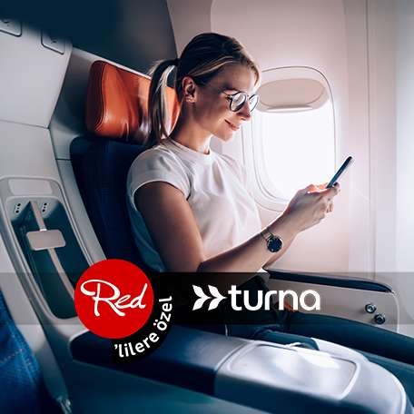 Red'lilere özel uçak biletlerinde 600 TL indirim!