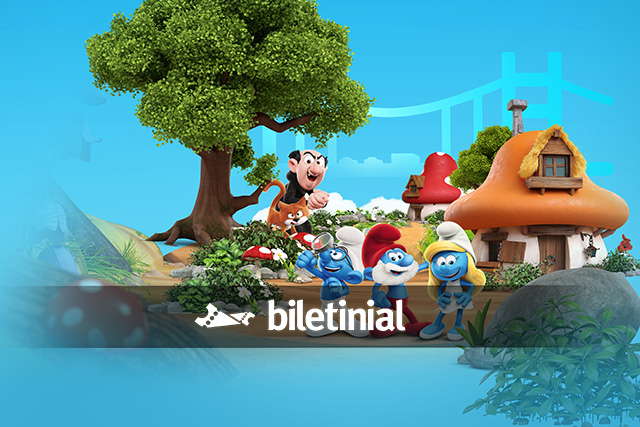 Biletinial’da Şirinler Köyü etkinliğinde %25 indirim