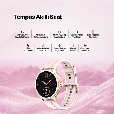 ttec Tempus 44mm Akıllı Saat