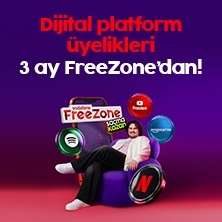 FreeZone'dan 3 ay dijital platform hediyesi!