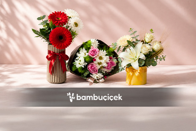 Bambu Çiçek’te tüm çiçek ve yenilebilir çiçek ürünlerinde %25 indirim!