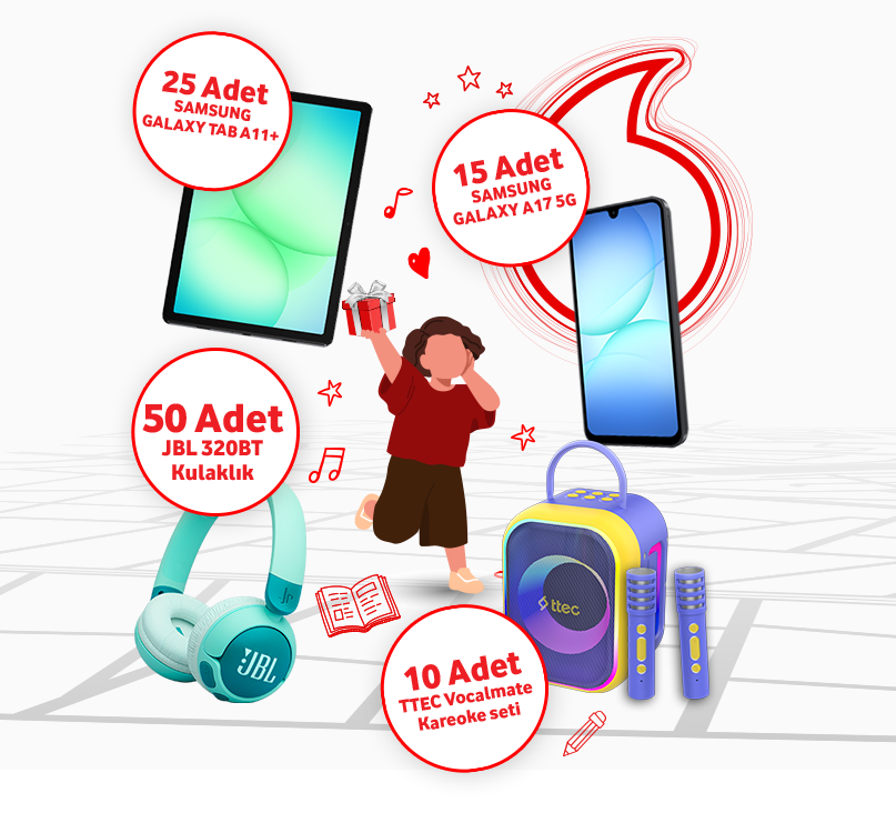 Karne sevinci Vodafone'dan çekilişe özel hediyelerle katlanıyor!