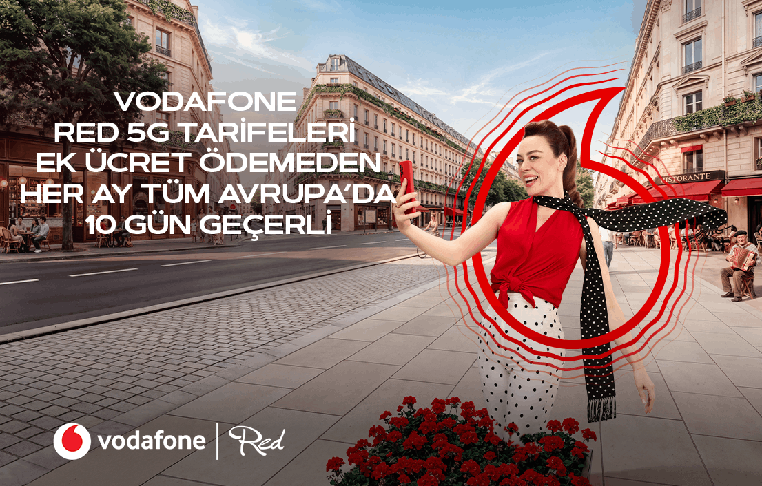 Red 5G tarifen Avrupa’da her ay 10 gün geçerli!