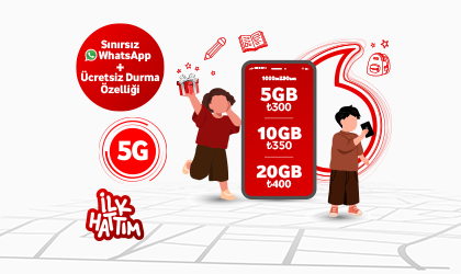 Vodafone İlk Hattım | 16 Yaş Altına Özel Tarifeler