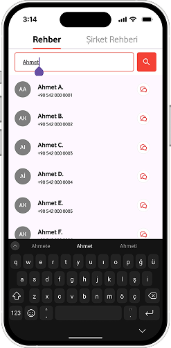 Kolayca Kişi Arayın