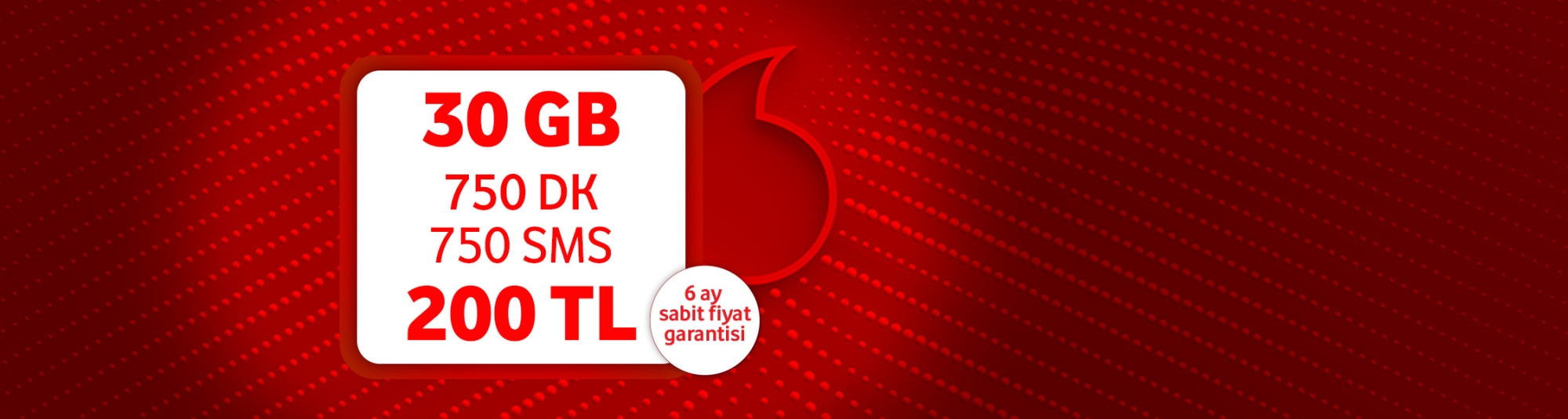 Şimdi Vodafone faturasıza gelmenin tam zamanı!