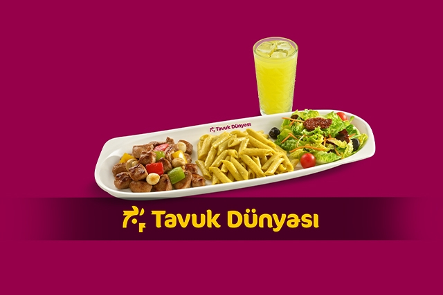Tavuk Dünyası’nda Tavuk Tabağı + İçecekler siparişlerinde geçerli %25 indirim