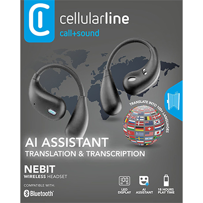 Cellularline Nebit Çevirmen TWS Kulaklık