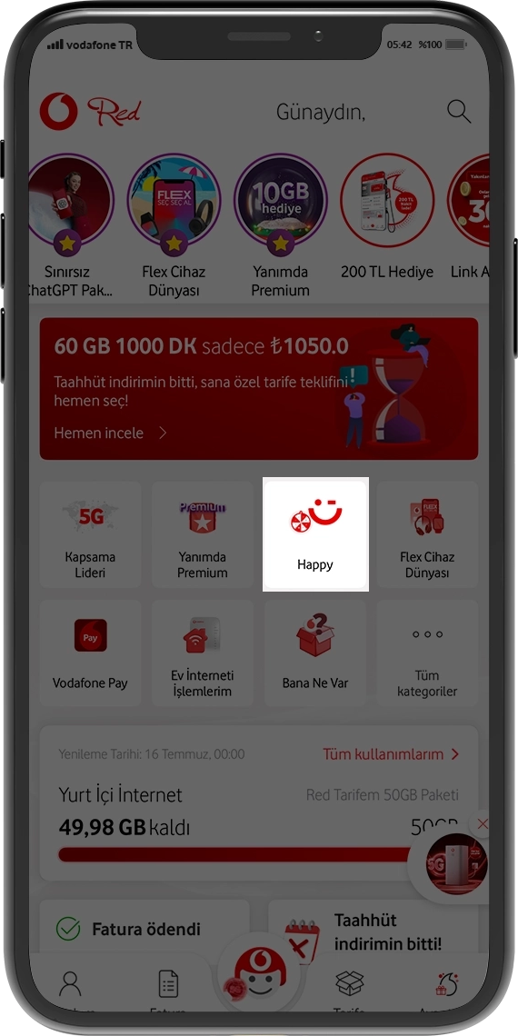 Yanımda uygulamasına giriş yapın