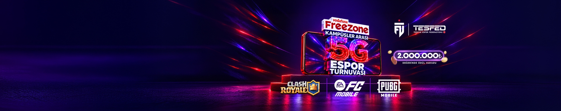 Türkiye'nin İlk Kampüsler Arası 5G Espor Turnuvası FreeZone'dan! Türkiye'nin İlk Kampüsler Arası 5G Espor Turnuvası FreeZone'dan!