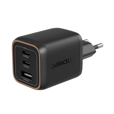 Duracell 65W PD 2USB-C+A Wall Charger