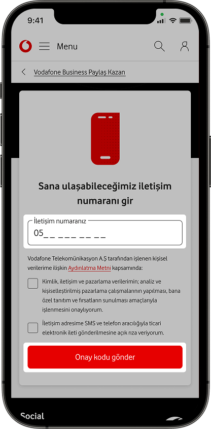 Telefon Numaranı Gir
