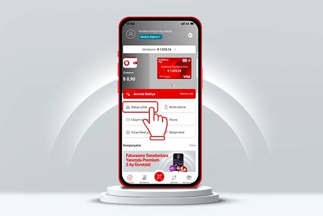 Vodafone Pay Kart’a Nasıl Bakiye Yüklenir?