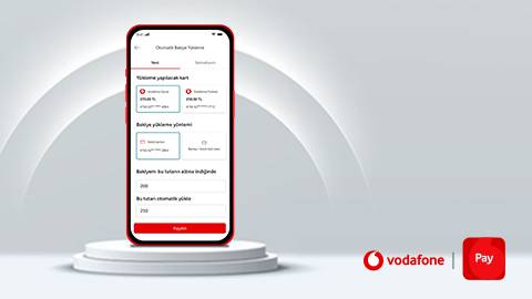 Vodafone Pay Kart Otomatik TL Yükleme Özelliği