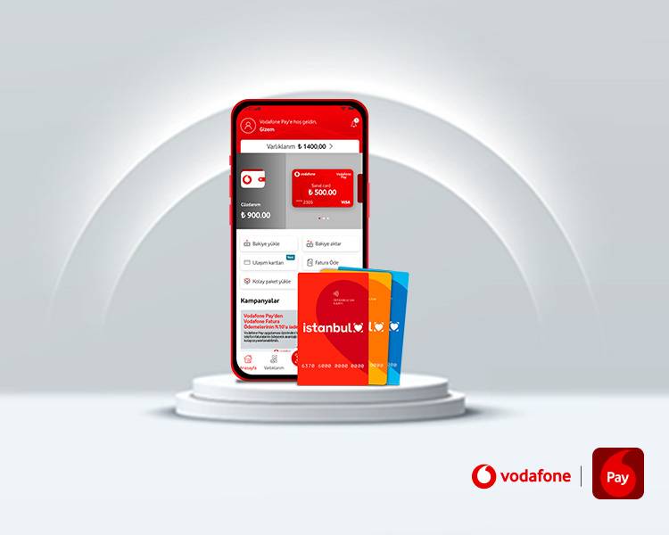 İstanbulkart'ına Vodafone Pay ile Bakiye Yükle 100 TL Nakit İade Kazan!