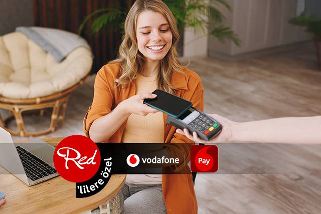 Vodafone Pay’de Red'lilere Özel 50 TL Cüzdanım Kodu Hediye!