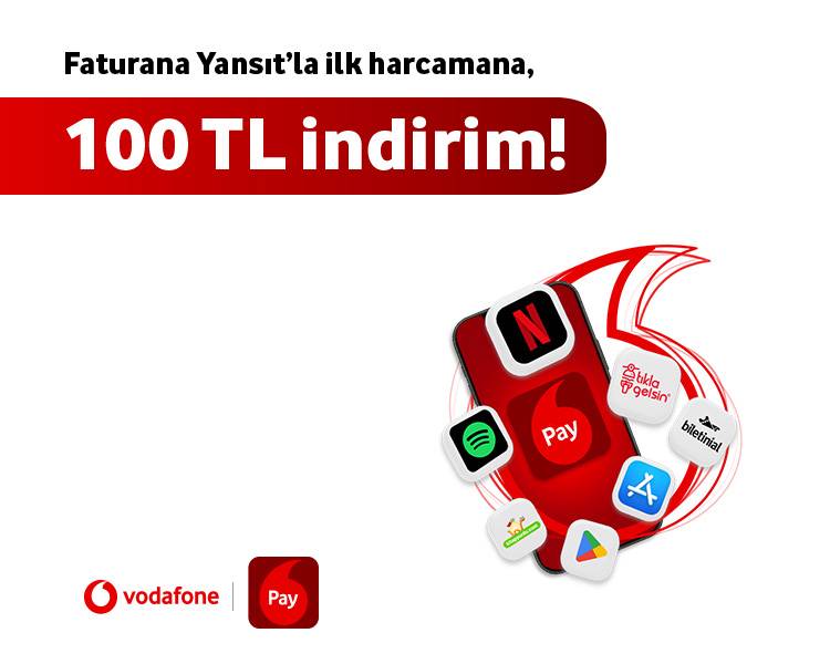 Faturana Yansıt’la İlk Harcamana 100 TL İndirim!